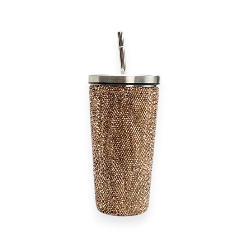 Smoked Topaz Rhinestone Tumbler