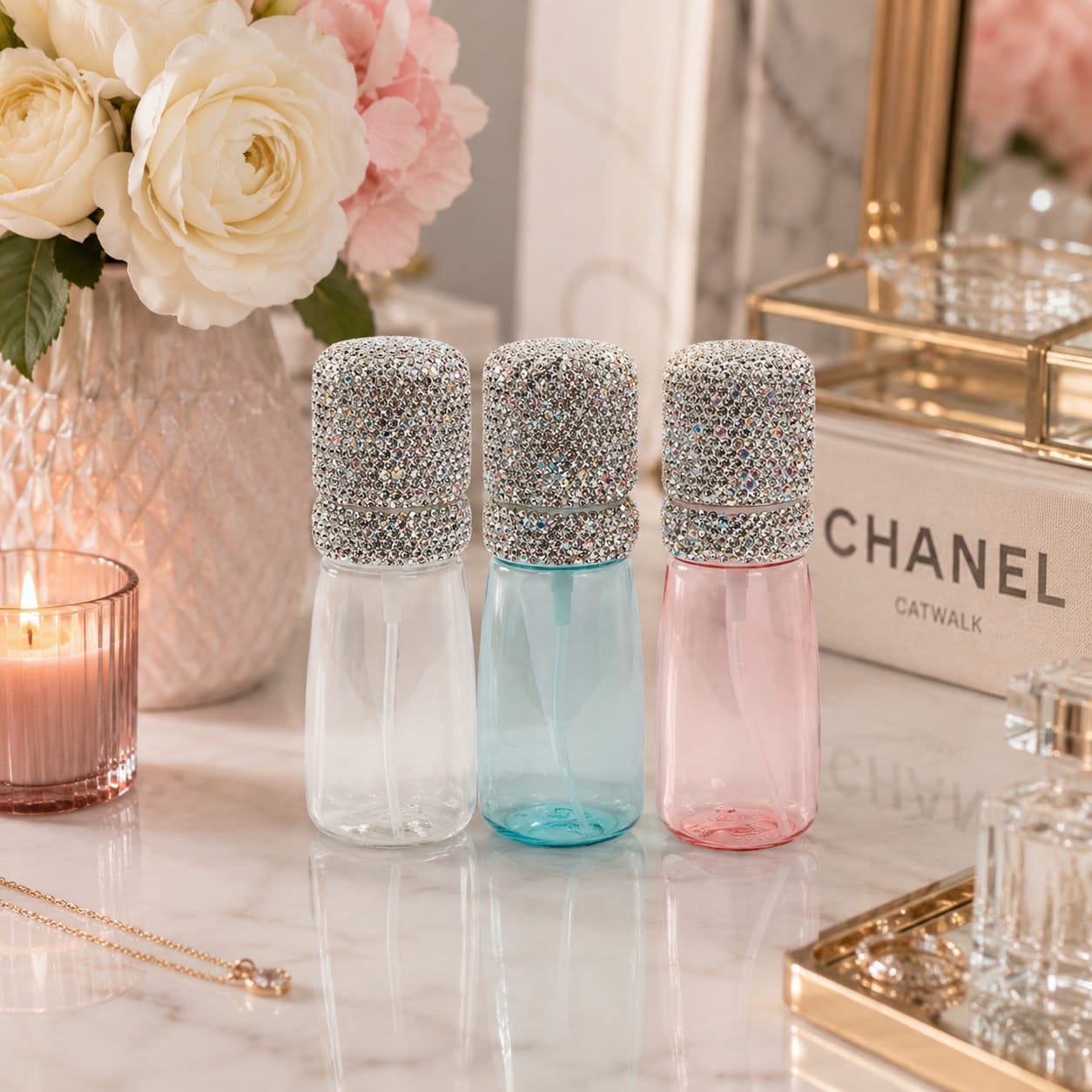 60ml x3 Portable Spray Bottles