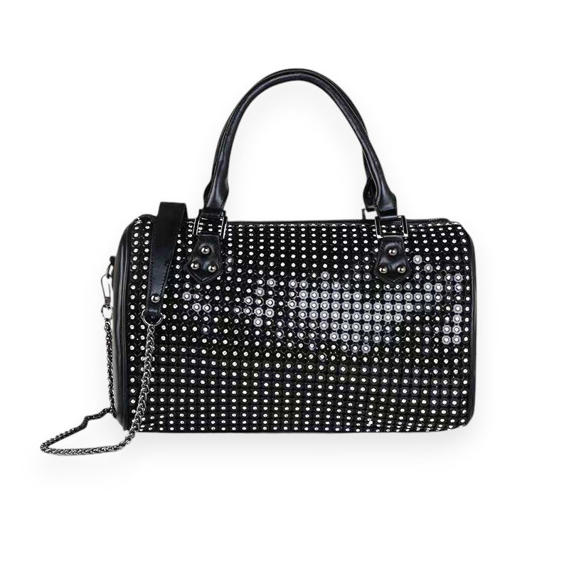 Black Crystal Armour Speedy Bag