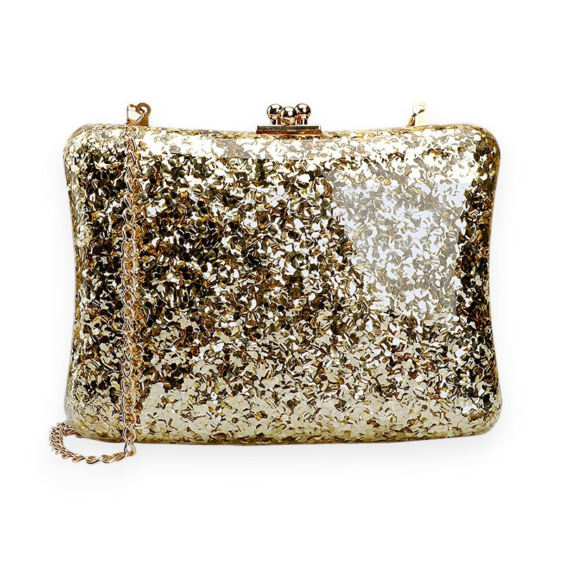 Gold Acrylic Marble Look Case