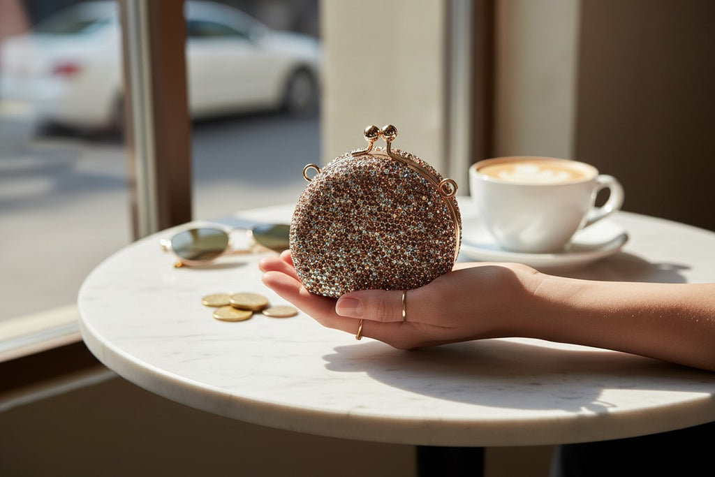 Gold HardCase Coin Purse
