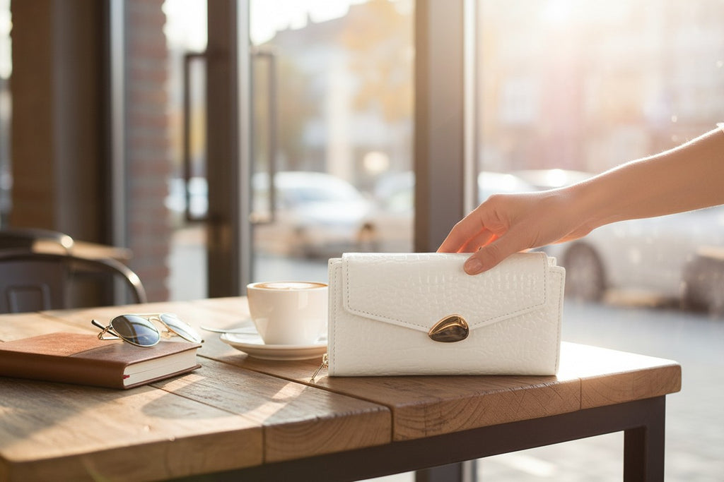 White All-in-One Wallet