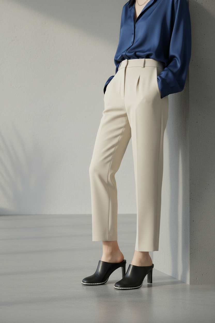 Black Crystal Sole Leather Mules