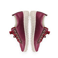 Plum Point Toe Leather Sneakers