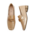 Gold Chain Patent Loafer