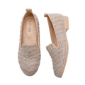 Blush Diamante Suede Slip On