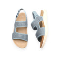 Blue Camila Bedazzled Sandals