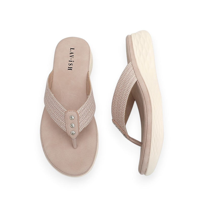 Lavish Collective Chloe Sandals — Blush