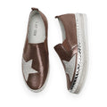 Bronze Satin Twilight Star Slip-On Sneaker