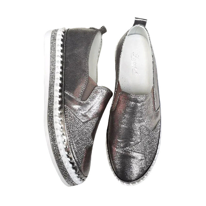 Pewter Twilight Star Slip-On Sneaker