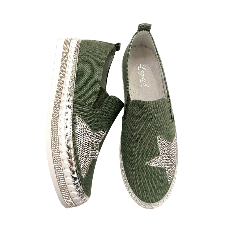 Sage Twilight Star Slip-On Sneaker