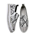 Snakeskin Bling Sneakers