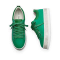 Green Leather Lux Sneakers