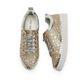 Lavish Glittery Twinkle Sneakers — Gold