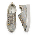 Lavish Glittery Twinkle Sneakers — Silver