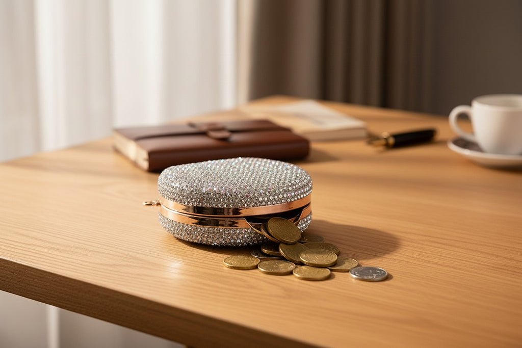 Silver HardCase Coin Purse