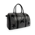 Black Woven Carry On Luggage