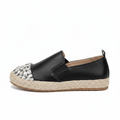Black Jewelled Espadrille - Single Hero