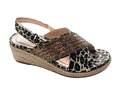 Lavish Kylie Wedge Sandals — Leopard